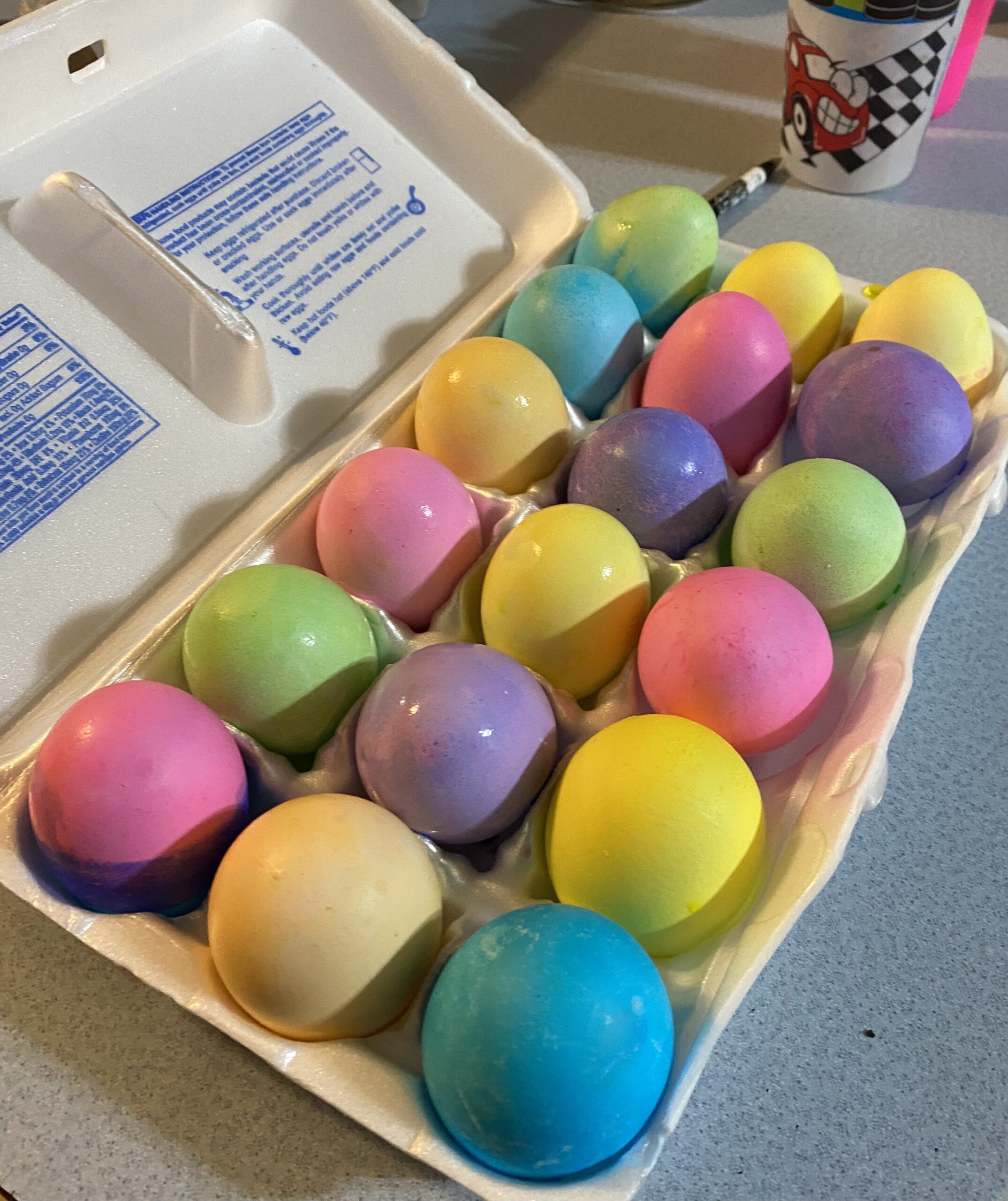 Meie värvitud munad:)